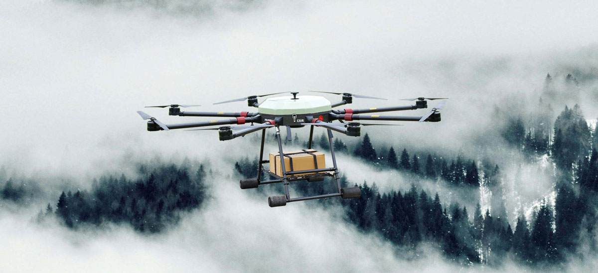 Logistics drone solutions by MagicMyna for critical deliveries